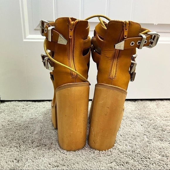 Jeffery Campbell The Abner Platform Size; 8.5 #006 - Picture 6 of 12